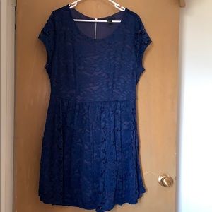 Forever 21+ Lace Overlay Dress